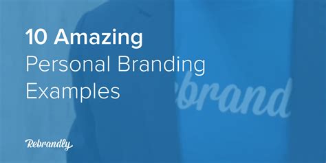 examples of strong personal brands.